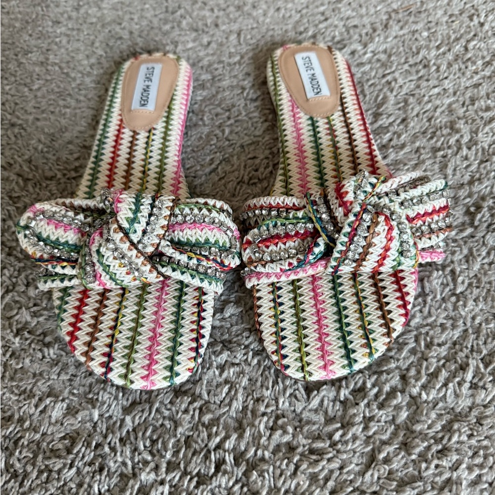 Steve Madden Multicolor Knotted Sandals